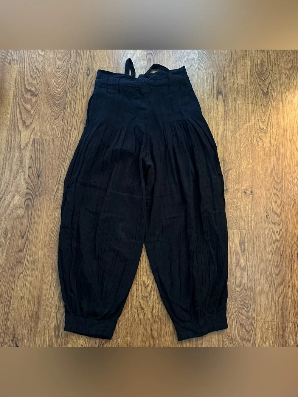 Free People Black High-Waist Balloon Pants size XS high rise